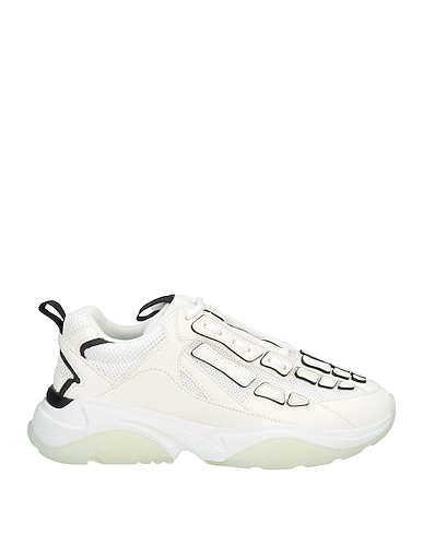 AMIRI Sneakers White Leather, Textile fibres