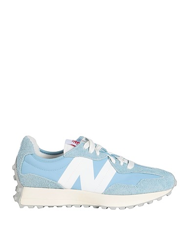 NEW BALANCE Sneakers 327 Sky blue Leather, Textile fibres