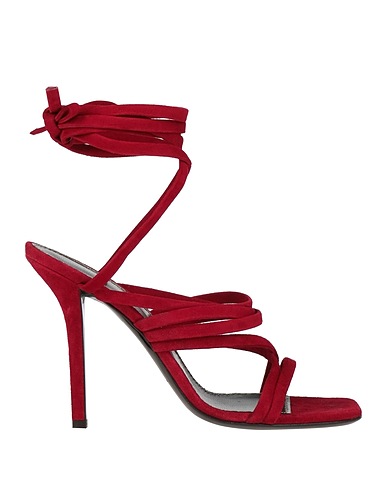 PHILOSOPHY di LORENZO SERAFINI Sandalen Ziegelrot Leder