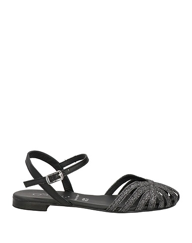 O'DAN LI Sandalen Schwarz Leder