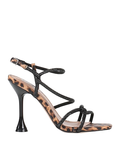 EXE' Sandals Black Textile fibres