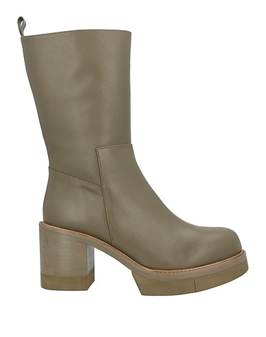 PALOMA BARCELÓ Ankle boot Military green Leather