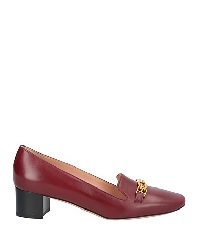 BALLY Loafers Burgundy Calfskin