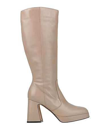 ÁNGEL ALARCÓN Boots Taupe Leather