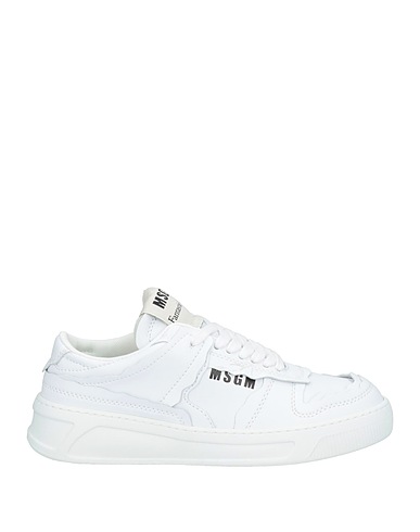 MSGM Sneakers White Textile fibers