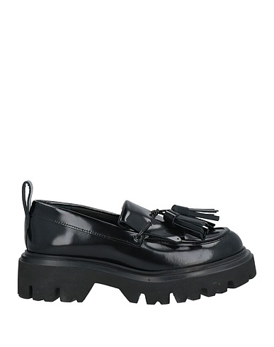MSGM Loafers Black Leather
