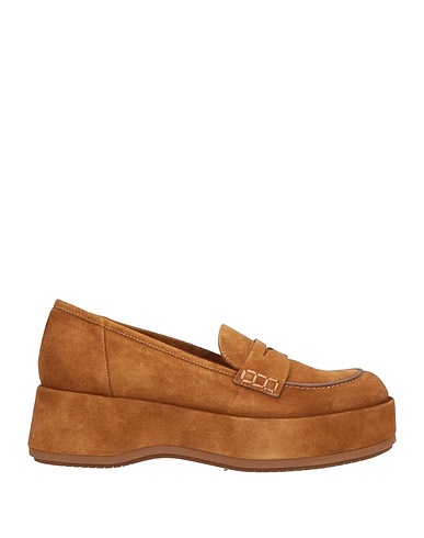 PALOMA BARCELÓ Loafers Camel Leather