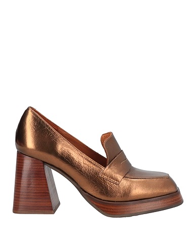 ÁNGEL ALARCÓN Loafers Bronze Leather