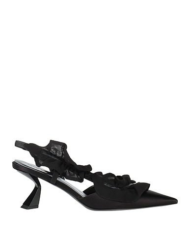 NENSI DOJAKA Pump Black Silk, Leather