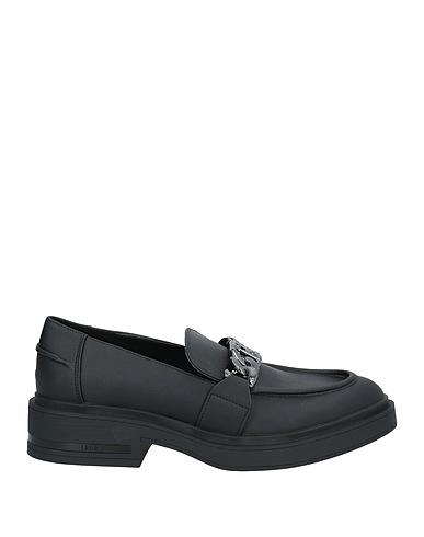 LIU •JO Loafers Black Textile fibres