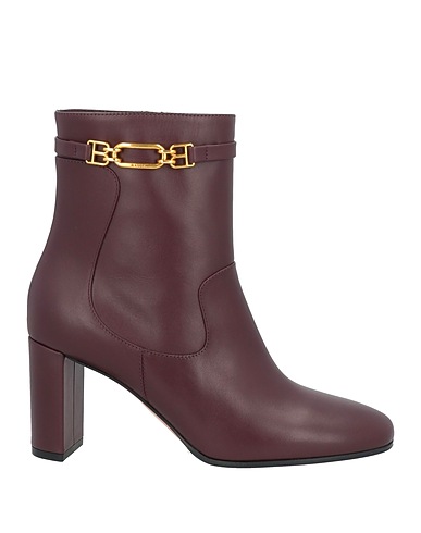 BALLY Ankle boot Plum Calfskin