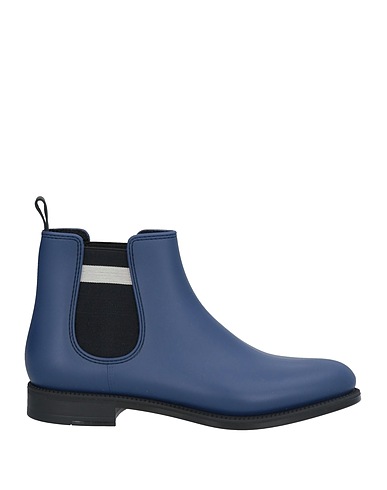 BALLY Ankle boot Blue PVC - Polyvinyl chloride