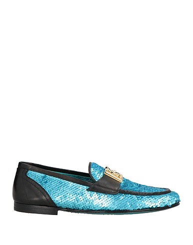 DOLCE&GABBANA Loafers Azure Leather