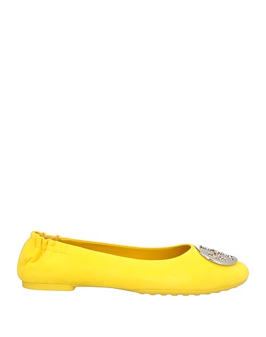 TORY BURCH Ballet flats Yellow Leather