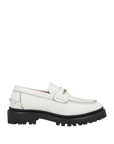 ISABEL MARANT Loafers White 100% Calfskin