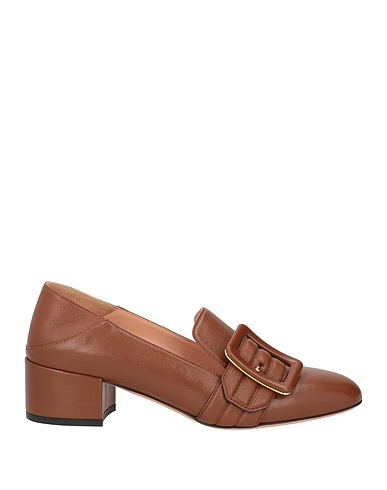 BALLY Loafers Brown Lambskin
