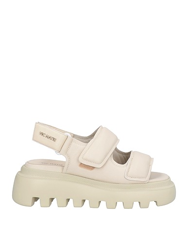 VIC MATIĒ Sandales Beige Cuir