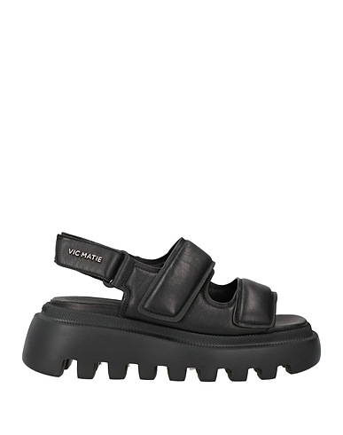 VIC MATIĒ Sandals Black Leather