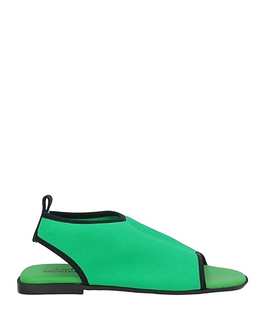 ANDREA MONTELPARE Sandals Green Textile fibres