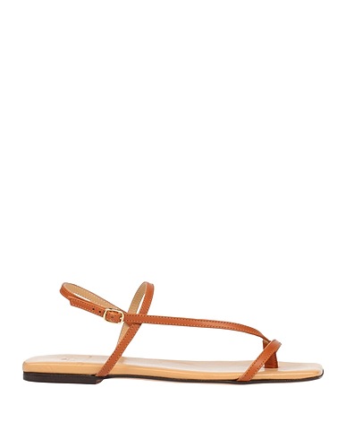 ELEVENTY Flip flops Brown Leather