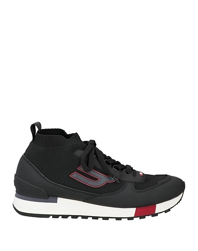 BALLY Sneakers Black Polyester, Leather