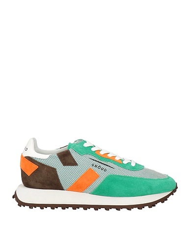 GHŌUD Venice Sneakers Green Leather, Textile fibres
