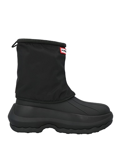 KENZO x HUNTER Ankle boot Black Textile fibres, Leather