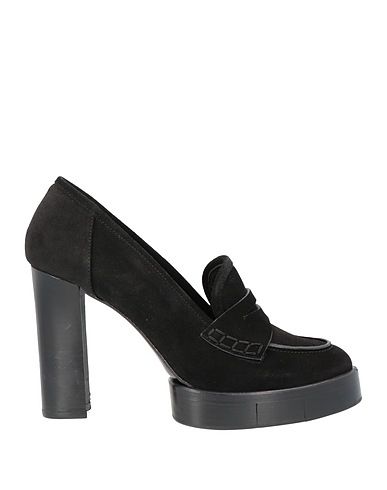 PALOMA BARCELÓ Loafers Black Leather