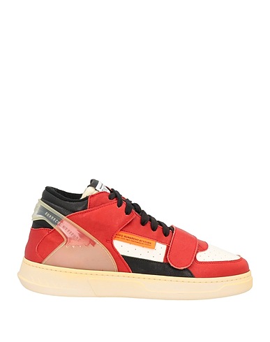 RUN OF Sneakers Red Leather