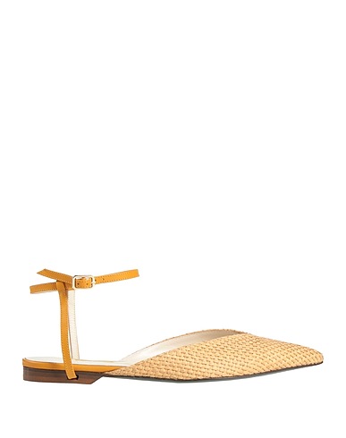 PATRIZIA PEPE バレリーナ ベージュ レーヨン 75% / コットン 25%