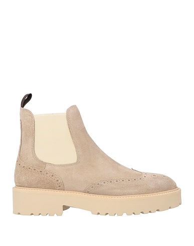 DOUCAL'S Ankle boot Light grey Leather