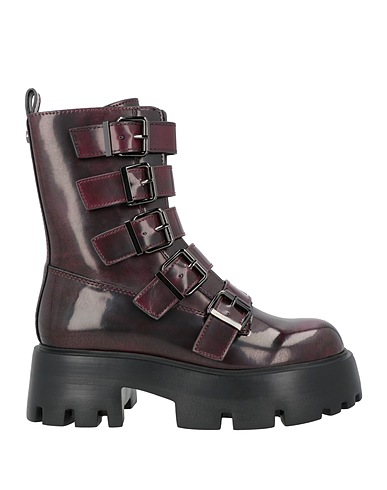 STEVE MADDEN Ankle boot Burgundy Leather