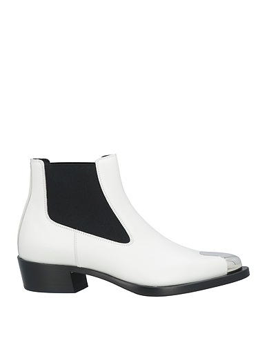 MCQUEEN Ankle boot White Leather
