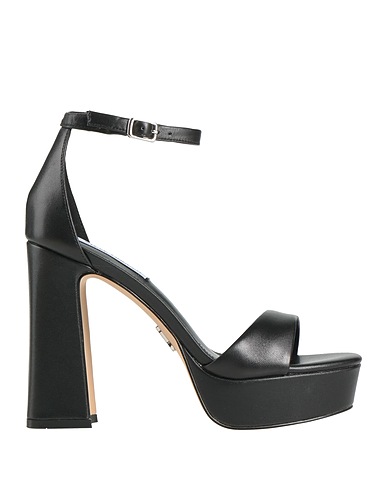 STEVE MADDEN Πέδιλο Μαύρο Δέρμα