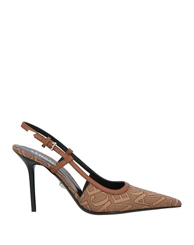 VERSACE Pump BEIGE Textile fibers