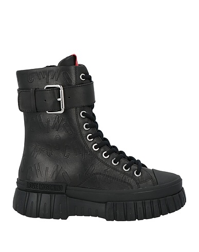 LOVE MOSCHINO Ankle boot Black Calfskin