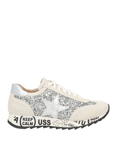 CROWN Sneakers Light grey Leather