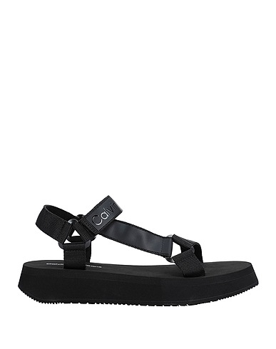 CALVIN KLEIN JEANS Sandals Black Recycled polyester
