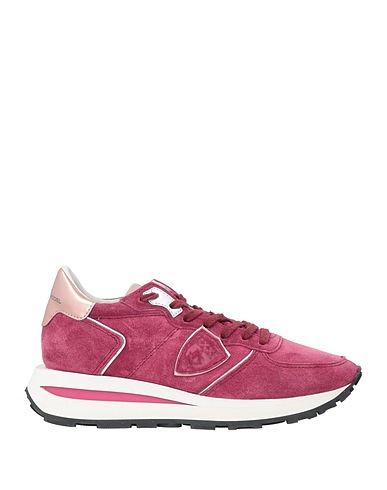 PHILIPPE MODEL Sneakers Magenta Pelle, Fibre tessili
