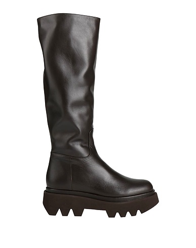 PALOMA BARCELÓ Boots Dark brown Leather