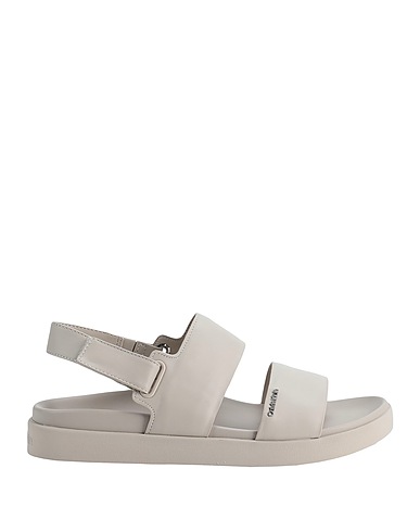 CALVIN KLEIN Sandals Beige Leather