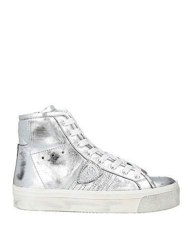 PHILIPPE MODEL Sneakers Silver Leather