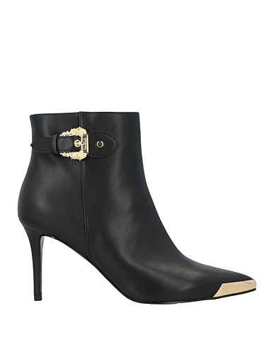 VERSACE JEANS COUTURE Ankle boot Black Textile fibres