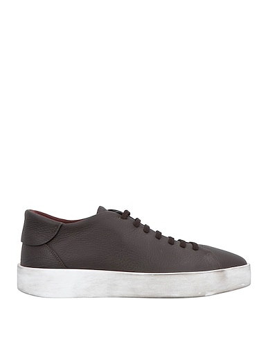 FABIANO RICCI Sneakers Dark brown Leather