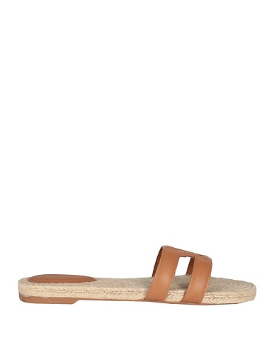 TOMMY HILFIGER Espadrilles Brown 100% Leather
