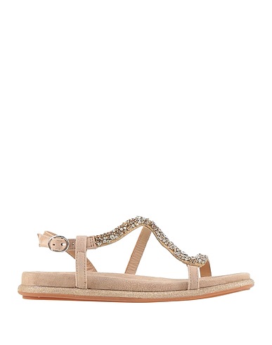 ALMA EN PENA. Sandals Taupe Leather