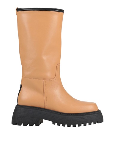 3JUIN Boots Camel Leather