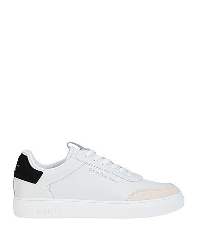CALVIN KLEIN JEANS Sneakers Weiß 100% Leder