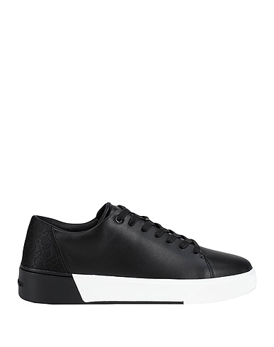 CALVIN KLEIN Sneakers Μαύρο 100% Δέρμα