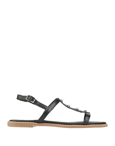 NAKOA Sandals Black Goat skin